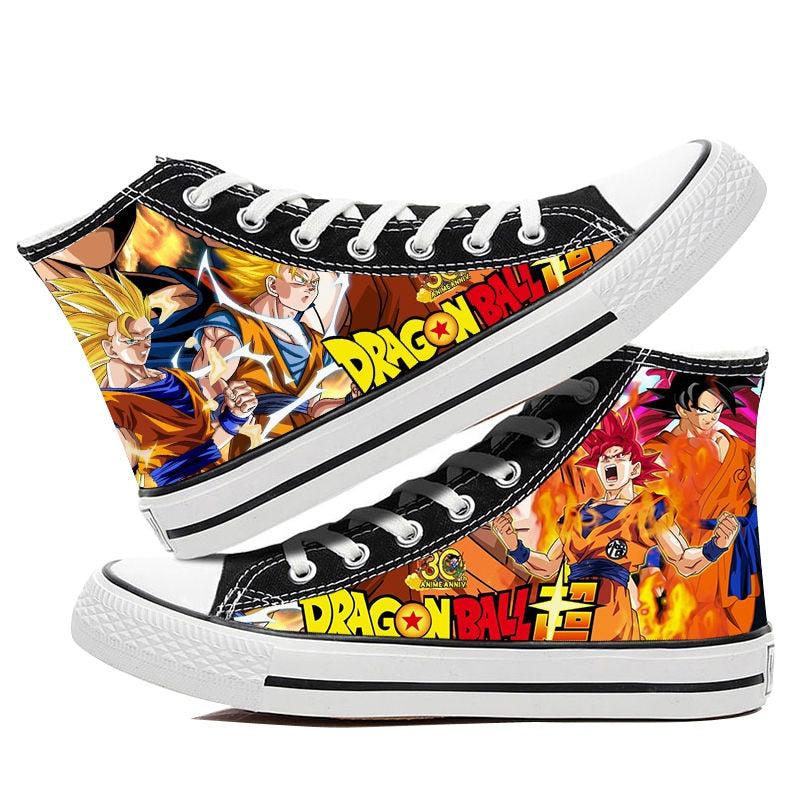 Bandai Dragon Ball Z Fashion Canvas Shoes Breathable Casual Sneaker Fan Art Gift, 37-44 EU